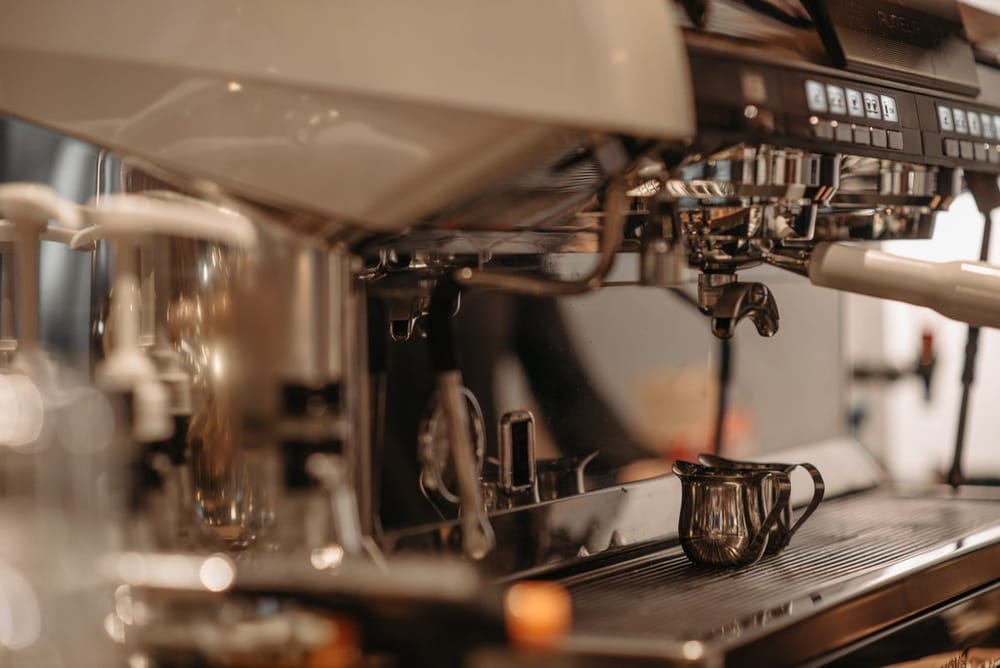 Professional espresso machine with steam wands